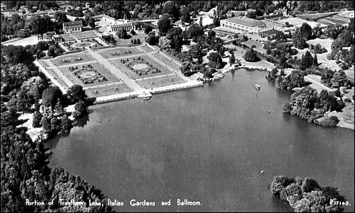 Aerial View of Trentham Gardens