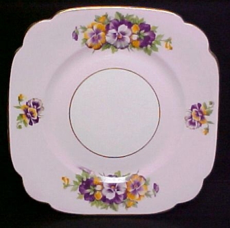 Windsor bone china plate with  printed mark c1946 +