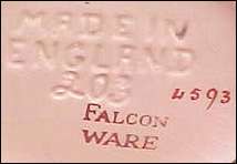 What is Falcon Ware pottery?
