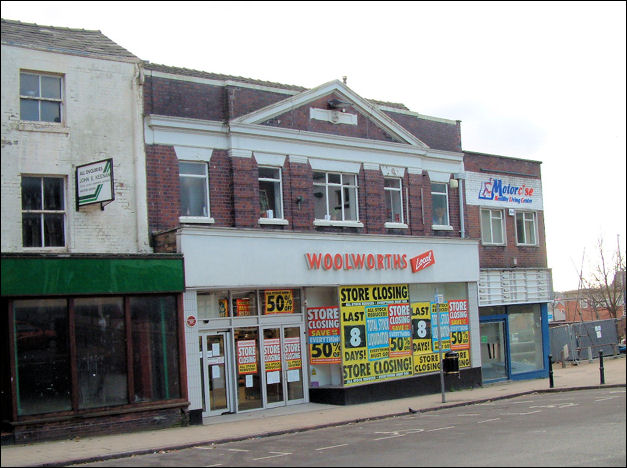 Woolworths shop occupies part of Critchlow's Chemist Shop