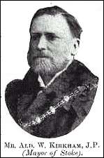 Mr. Ald. W. Kirkham, J.P.  (Mayor of Stoke)