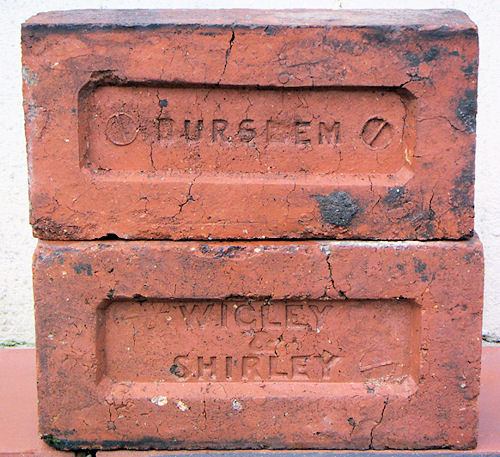 Brick from Wigley & Shirley 'BURSLEM' is on the other side to the name