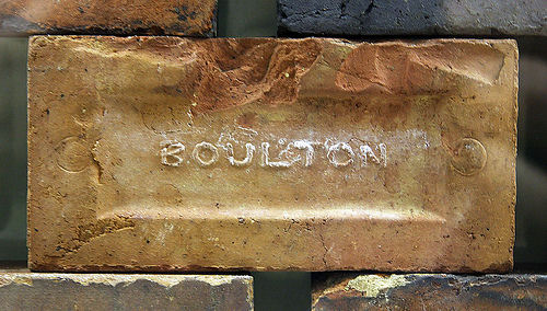 Brick from Boulton & Co - Midland & Port Vale Tileries 
