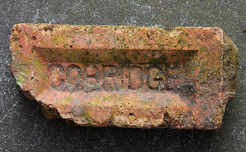Brick from the Cobridge Brick & Marl Co. Ltd