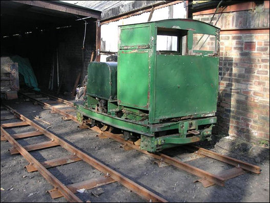 Ex-Cadeby Light Railway MotorRail MR2197 at it's new home; Moseley Railway Trust, Apedale