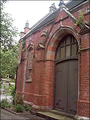 Side door of the left hand chapel