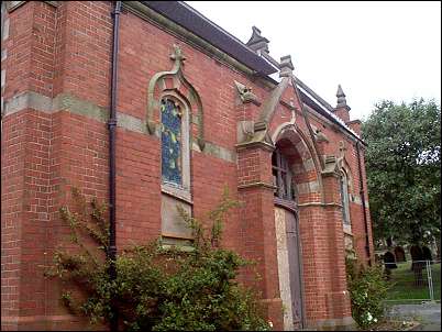 Side door of the right hand chapel
