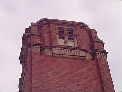 Detail on the tower
