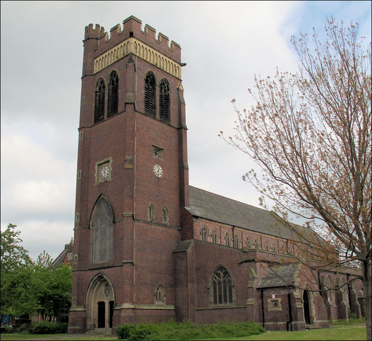 Christchurch - the imposing parish church of Fenton