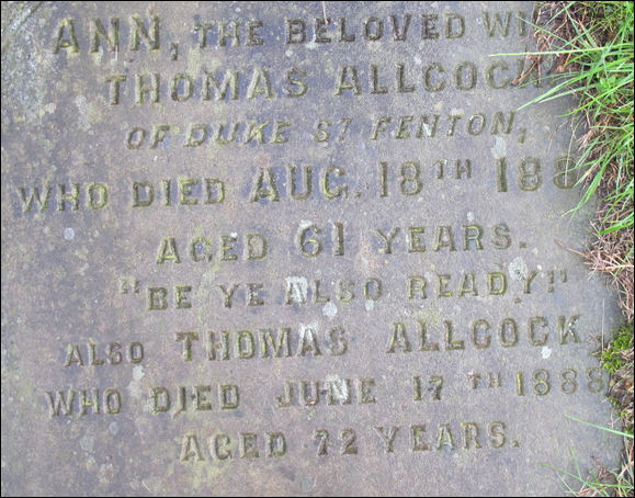 Ann and Thomas Allcock of Fenton