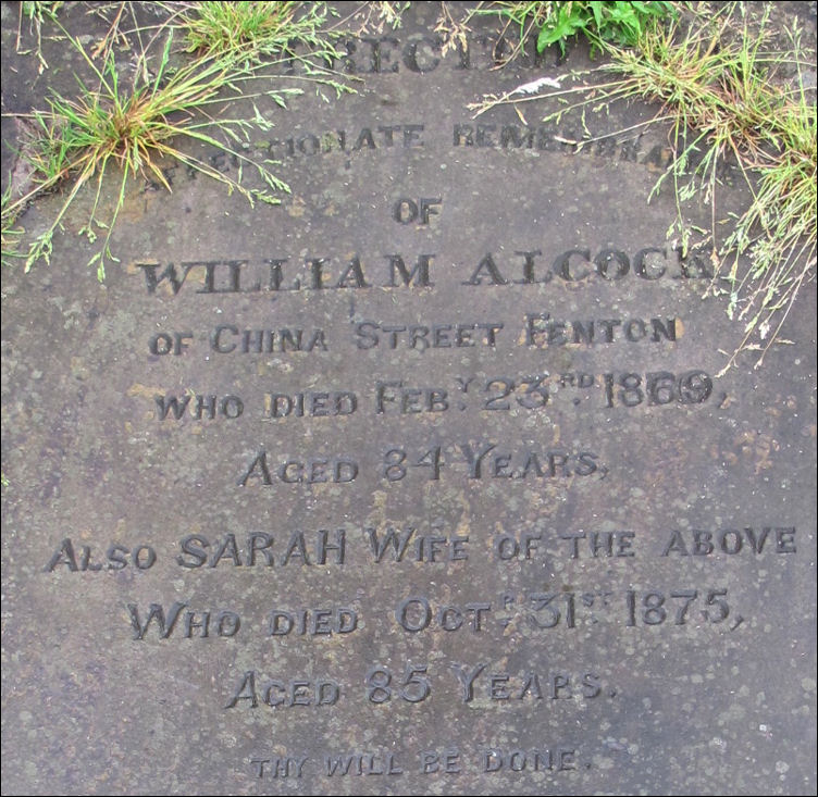 William and Sarah Alcock of Fenton