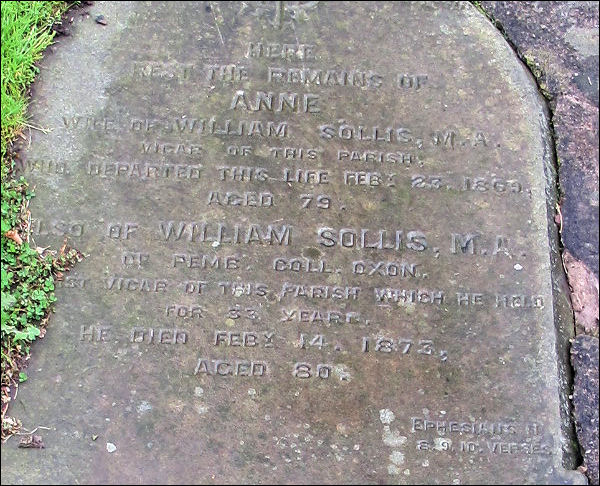 Anne and William Sollis - Vicar of Christchurch