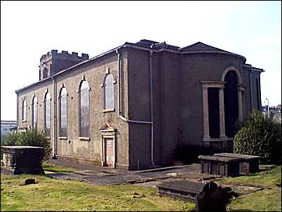 View from the rear of the church