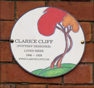 Clarice Cliff lived here 1906 - 1928 