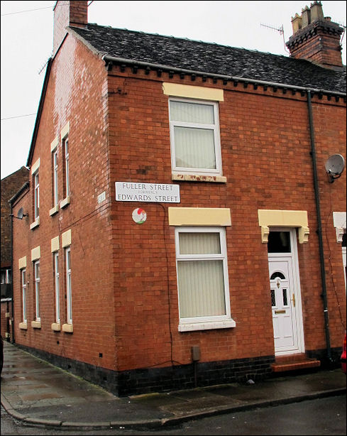 No 1 Edwardes Street, Tunstall -  where Clarice Cliff lived for 38 years 
