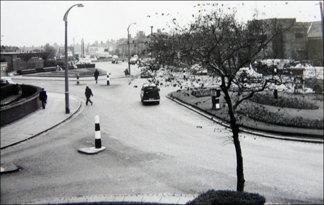 Smallthorne Roundabout looking towards Hanley direction