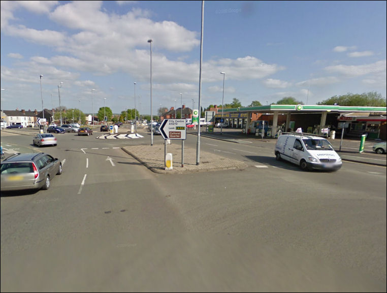 Smallthorne Roundabout - Google Street View - 2010