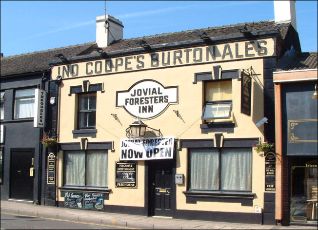 Jovial Foresters pub in Marsh Street, Hanley once a Rossi business