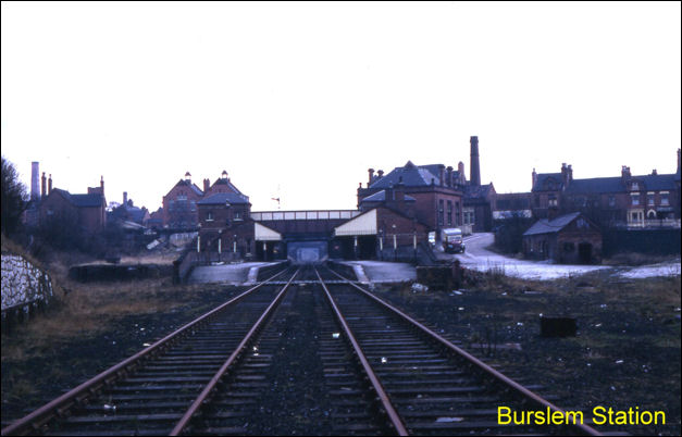 Burslem station on the Potteries Loop Line
