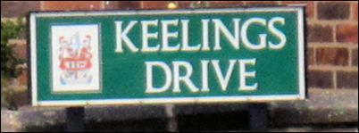 "Keelings Drive", named after the original landowners
