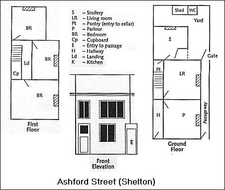 Plan of 42 Ashford Street, Shelton