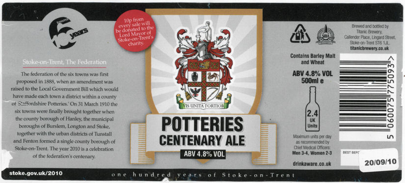 Potteries Centenary Ale