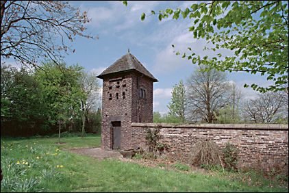 Ford Green Hall, attached wall and dovecote
