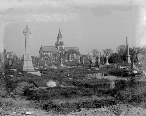 View of Longton Cemetery, Stoke-on-Trent, 1900 - 1940 (c.)