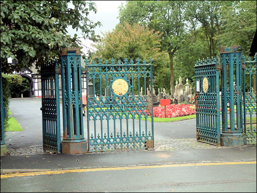 Gates to Longton Cemetery