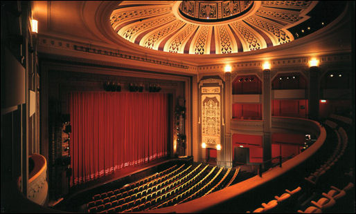 The interior of the refurbished Regent Theatre, Hanley
