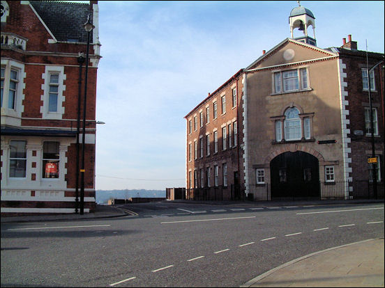 Restored frontage of Wood's Fountain Place factory