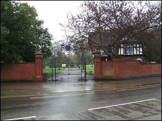 Hanley Park (Cauldon Park) entrance in Stoke Road