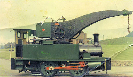 "Dubsy" - Loco crane operating at Shelton Steel Works - built by Dubs & Co