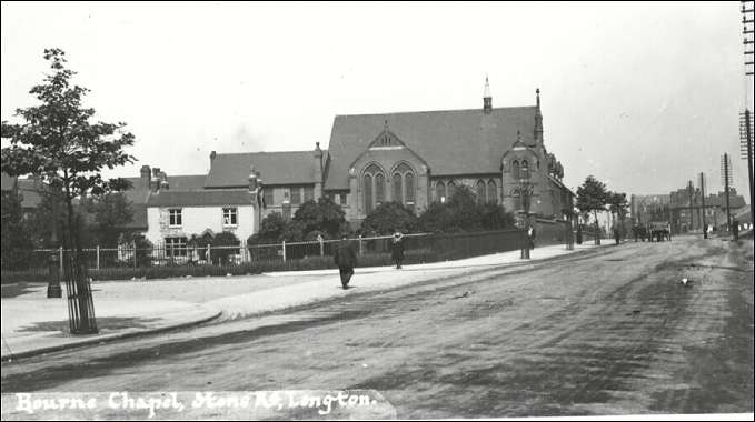 Bourne Chapel, Stone Road, Longton. Around 1910