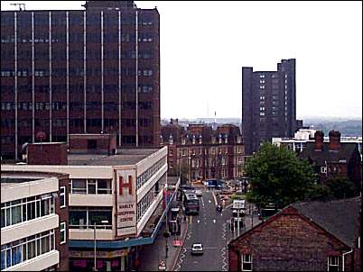 Photo of Old Hall Street - from top of Meigh Street Car Park