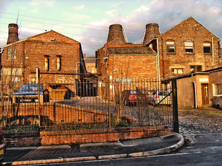 Back of the Sutherland Works, Longton - 2007