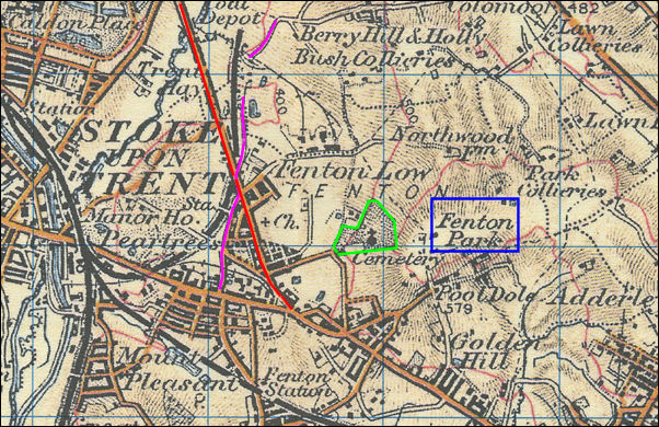 1902 OS map of Fenton Low 