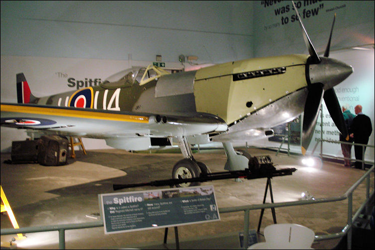 Mark XVI Spitfire at the Potteries Museum, Hanley, Stoke-on-Trent