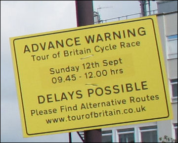 Tour of Britain Cycle Race - Sunday Sept 12th 