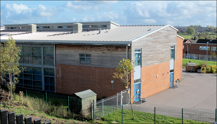 Waterside Primary School - view from the Caldon Canal