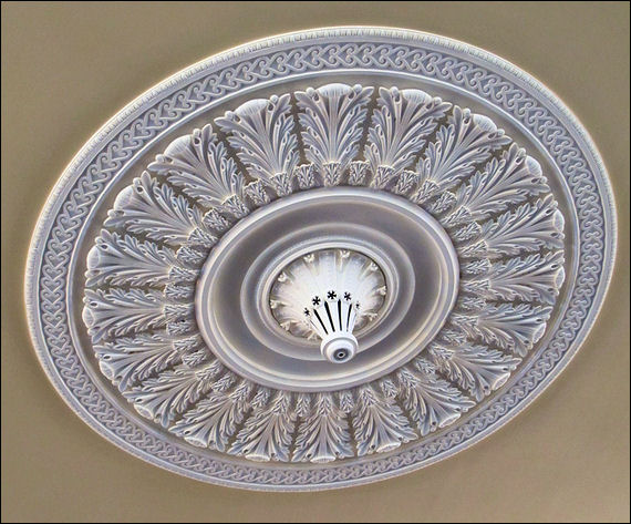the reinstatement of the historic plaster ceiling with its fine central decorative pendant