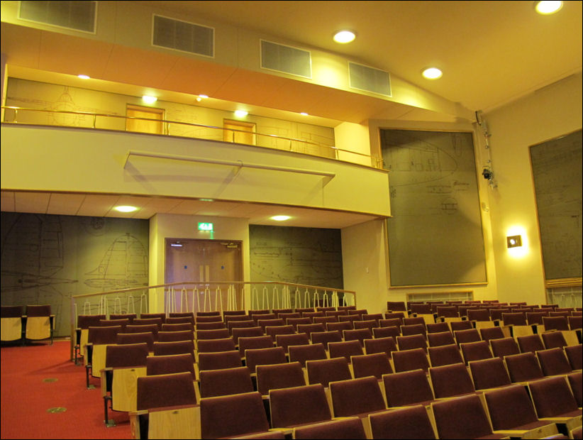 the refurbished auditorium with new seating and balcony 
