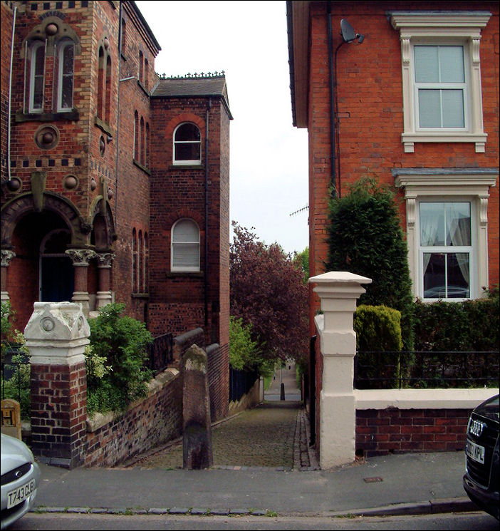the bridle path which runs from Ricardo Street to Belgrave Road  