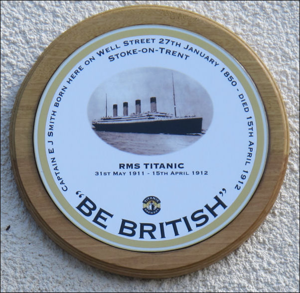 this plaque was erected on 15th April 2012 to remember the 100th anniversary of the sinking of the Titanic 