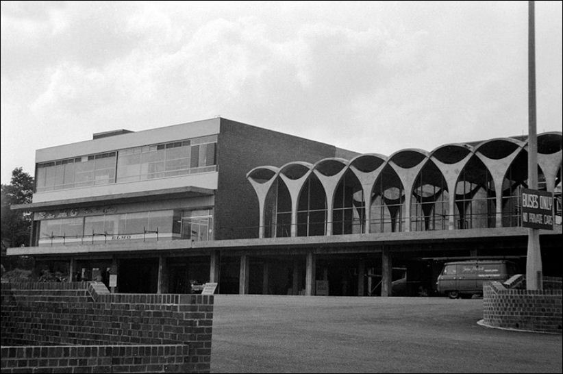 The original bus station under contruction c.1966 