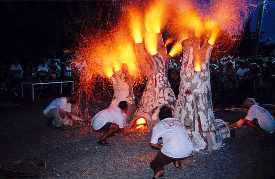 Fire Trees - inspired by the Potteries bottle kilns