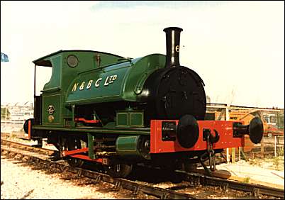 One of the trains from the Shelton Steelworks