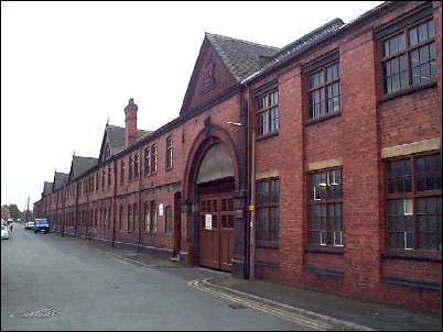 The impressive frontage on Port Street, Middleport, Burslem.