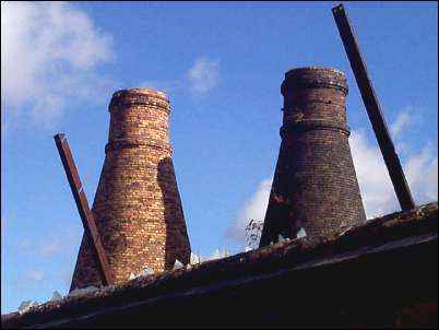 View of kilns from the Caldon Canal