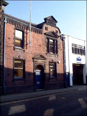 The entrance to the Trent Works on Eastwood Road.